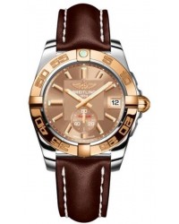 Breitling Galactic 36 Automatic  Automatic Unisex Watch, Stainless Steel & Rose Gold, Bronze Dial, C3733012.Q584.417X