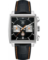 Tag Heuer Monaco  Automatic Men's Watch, Stainless Steel, Black Dial, CAW211K.FC6311