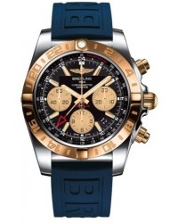 Breitling Chronomat 44 GMT  Automatic Men's Watch, Stainless Steel & Rose Gold, Black Dial, CB042012.BB86.157S