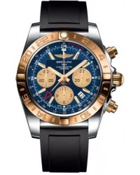 Breitling Chronomat 44 GMT  Automatic Men's Watch, Stainless Steel & Rose Gold, Blue Dial, CB042012.C858.131S