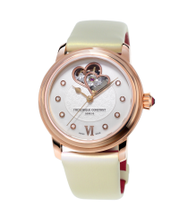 Frederique Constant World Heart Federation  Automatic Women's Watch, 18K Gold Plated, Mother Of Pearl & Diamonds Dial, FC-310WHF2P4