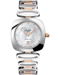 Glashutte Original Pavonina  Quartz Women's Watch, Stainless Steel, Mother Of Pearl Dial, 1-03-01-26-06-14