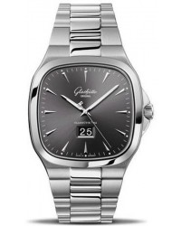 Glashutte Original Seventies  Automatic Men's Watch, Stainless Steel, Black Dial, 2-39-47-12-12-14
