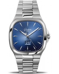 Glashutte Original Seventies  Automatic Men's Watch, Stainless Steel, Blue Dial, 2-39-47-13-12-14