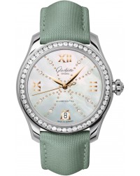 Glashutte Original Lady Serenade  Automatic Women's Watch, Stainless Steel, Mother Of Pearl & Diamonds Dial, 1-39-22-12-22-04