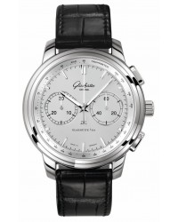 Glashutte Original Senator  Automatic Men's Watch, Stainless Steel, Silver Dial, 1-39-34-21-42-04