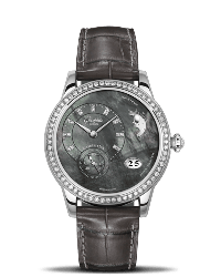 Glashutte Original PanoMatic Luna  Automatic Women's Watch, Stainless Steel, Mother Of Pearl & Diamonds Dial, 1-90-12-02-12-02