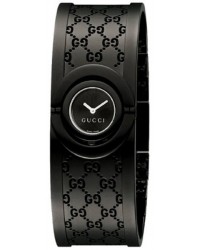 Gucci Twirl  Quartz Women's Watch, PVD Black Steel, Black Dial, YA112531