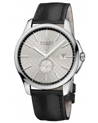Gucci G-Timeless  Automatic Unisex Watch, Stainless Steel, Silver Dial, YA126313