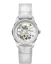 Hamilton Jazzmaster  Automatic Women's Watch, Stainless Steel, Skeleton Dial, H32405811