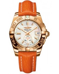 Breitling Galactic 36 Automatic  Automatic Unisex Watch, 18K Rose Gold, Mother Of Pearl Dial, H3733012.A724.217X