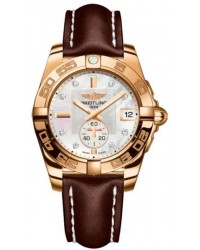 Breitling Galactic 36 Automatic  Automatic Unisex Watch, 18K Rose Gold, Mother Of Pearl & Diamonds Dial, H3733012.A725.417X