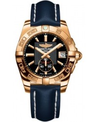 Breitling Galactic 36 Automatic  Automatic Unisex Watch, 18K Rose Gold, Black Dial, H3733012.BA54.199X
