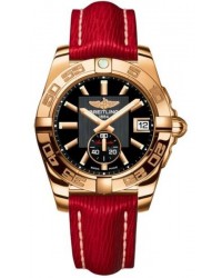 Breitling Galactic 36 Automatic  Automatic Unisex Watch, 18K Rose Gold, Black Dial, H3733012.BA54.214X