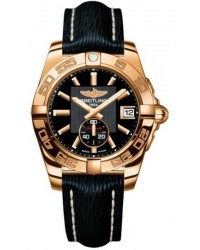 Breitling Galactic 36 Automatic  Automatic Unisex Watch, 18K Rose Gold, Black Dial, H3733012.BA54.215X