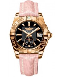 Breitling Galactic 36 Automatic  Automatic Unisex Watch, 18K Rose Gold, Black Dial, H3733012.BA54.239X