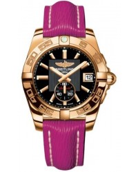 Breitling Galactic 36 Automatic  Automatic Unisex Watch, 18K Rose Gold, Black Dial, H3733012.BA54.242X