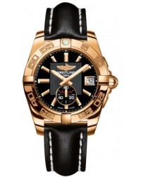 Breitling Galactic 36 Automatic  Automatic Unisex Watch, 18K Rose Gold, Black Dial, H3733012.BA54.415X