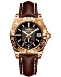 Breitling Galactic 36 Automatic  Automatic Unisex Watch, 18K Rose Gold, Black Dial, H3733012.BA54.416X
