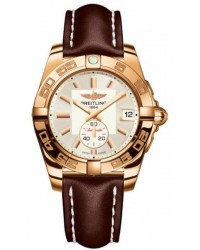 Breitling Galactic 36 Automatic  Automatic Unisex Watch, 18K Rose Gold, Silver Dial, H3733012.G714.416X
