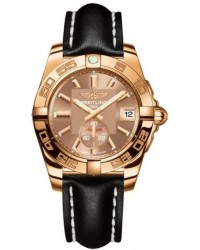 Breitling Galactic 36 Automatic  Automatic Unisex Watch, 18K Rose Gold, Bronze Dial, H3733012.Q584.414X