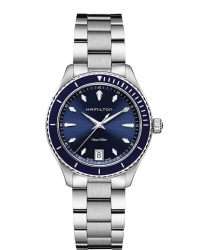Hamilton Jazzmaster  Quartz Women's Watch, Stainless Steel, Blue Dial, H37451141