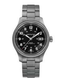 Hamilton Field  Automatic Men's Watch, Titanium, Black Dial, H70565133
