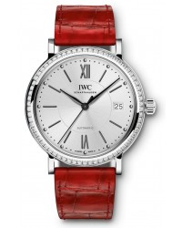 IWC Portofino  Automatic Unisex Watch, Stainless Steel, Silver Dial, IW458109