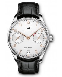 IWC Portuguese  Automatic Men's Watch, Stainless Steel, Silver Dial, IW500704