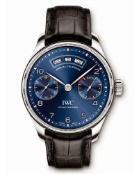 IWC Portuguese  Automatic Men's Watch, Stainless Steel, Blue Dial, IW503502