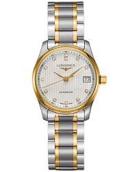 Longines Master  Automatic Women's Watch, Steel & Gold Tone, Silver Dial, L2.257.5.77.7