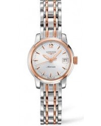 Longines Saint Imier  Automatic Women's Watch, Steel & 18K Rose Gold, Silver Dial, L2.263.5.72.7