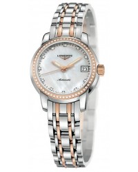 Longines Saint Imier  Automatic Women's Watch, Steel & 18K Rose Gold, Mother Of Pearl Dial, L2.263.5.87.7