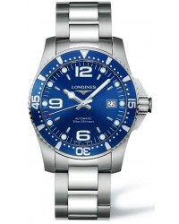 Longines HydroConquest  Automatic Men's Watch, Stainless Steel, Blue Dial, L3.642.4.96.6