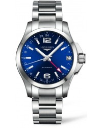 Longines Conquest  Automatic Men's Watch, Stainless Steel, Blue Dial, L3.687.4.99.6