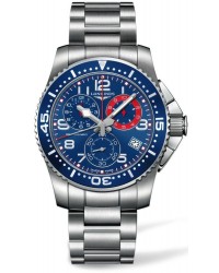 Longines HydroConquest  Chronograph Automatic Men's Watch, Stainless Steel, Blue Dial, L3.690.4.03.6