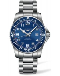 Longines HydroConquest  Automatic Men's Watch, Stainless Steel, Blue Dial, L3.695.4.03.6
