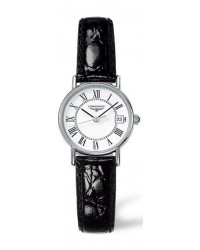 Longines La Grande Classique  Quartz Women's Watch, Steel & 18K Rose Gold, White Dial, L4.220.4.11.2