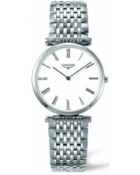 Longines La Grande Classique  Quartz Men's Watch, Stainless Steel, White Dial, L4.709.4.11.6