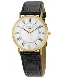 Longines La Grande Classique  Quartz Men's Watch, Steel & 18K Rose Gold, White Dial, L4.720.2.11.2
