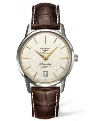 Longines Flagship  Automatic Men's Watch, Steel & 18K Rose Gold, Silver Dial, L4.795.4.78.2