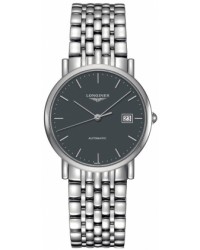 Longines La Grande  Automatic Unisex Watch, Stainless Steel, Grey Dial, L4.809.4.72.6