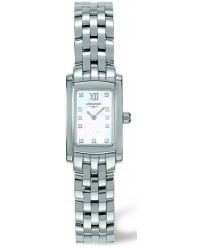 Longines Dolcevita  Quartz Women's Watch, Stainless Steel, Mother Of Pearl & Diamonds Dial, L5.158.4.84.6