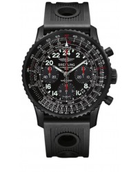 Breitling Navitimer Cosmonaute  Chronograph Automatic Men's Watch, PVD Black Steel, Black Dial, MB0210B6.BC79.200S