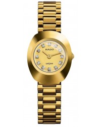 Rado Original  Quartz Women's Watch, Stainless Steel, Champagne & Diamonds Dial, R12559633