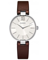 Rado Coupole  Quartz Unisex Watch, Stainless Steel, Silver Dial, R22850015