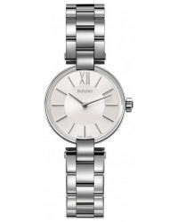 Rado Coupole  Quartz Women's Watch, Stainless Steel, Silver Dial, R22854013