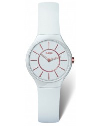 Rado True Thinline  Quartz Women's Watch, Ceramic, White Dial, R27958109