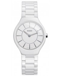 Rado True Thinline  Quartz Women's Watch, Ceramic, White Dial, R27958112