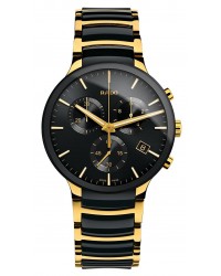 Rado Centrix  Chronograph Quartz Men's Watch, Ceramic, Black Dial, R30134162